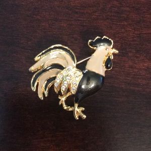 Vintage Rooster Brooch